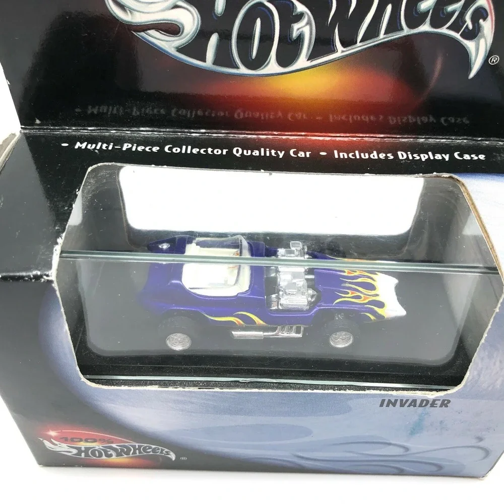 100%‎ Hot Wheels Bob Reisner's INVADER Car Purple Die Cast 1/64 Limited Edition